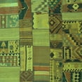 thumbnail image 1 of Ahgly Company Indoor Square Patchwork Turquoise Blue Transitional Area Rugs, 6' Square, 1 of 4