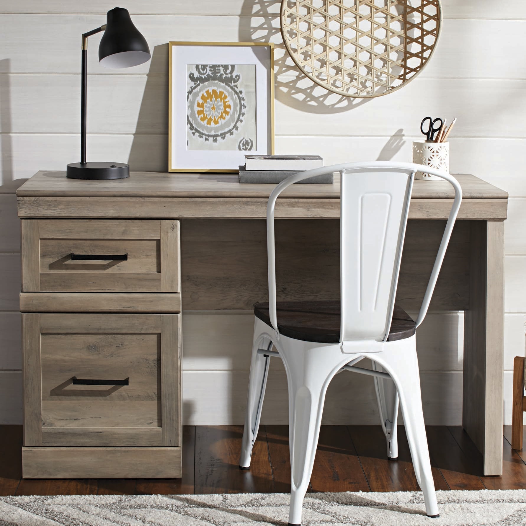 Better Homes Gardens Glendale Transitional Desk Rustic Gray