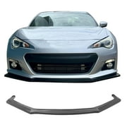 Ikon Motorsports Compatible with 13-16 Subaru BRZ IKON Style Front Bumper Lip PU