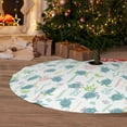 thumbnail image 6 of Sikiie Sea Turtle 30-48 inches {designName} Print Christmas Tree Skirt Snowman Xmas Tree Skirt with Edge Christmas Decorations for Holiday Party36", 6 of 7