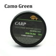 thumbnail image 1 of 20m Carp Fishing Line Braided NON Lead Core Carp Leader Line Camo Green Mainline Leadcore for Carp Rig Chod Helicopter Rig Camo green, 1 of 6