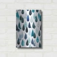 thumbnail image 3 of Luxe Metal Art 'Water Drops I' by Grace Popp, Metal Wall Art, 12"x16", 3 of 9
