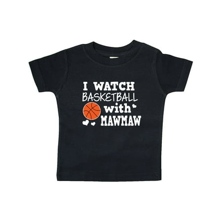 

Inktastic I Watch Basketball with Mawmaw Gift Baby Boy T-Shirt
