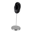 thumbnail image 2 of Modelo de oreja de silicona, pendiente, accesorio de exhibición de joyas, oreja falsa perforable reutilizable para Izquierda negra, 2 of 9