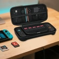 thumbnail image 4 of Uberwith Carrying Case for New 2025 Switch 2, Switch 2 Protective Hard Travel Bag Holder with Extra Space for Joy-Con, Cables, Games Cartridges and Accessories, Black, 4 of 4