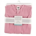 thumbnail image 2 of Hudson Baby Infant Girl Plush Sleeping Bag, Sack, Blanket, Solid Light Pink Fleece, 0-6 Months, 2 of 2