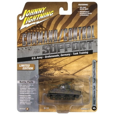 Johnny Lightning Military M4a3 Sherman Tank Target Practice Dummy Us Army Ver A