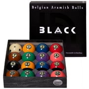 Aramith Tournament Black TV Scratch Resistant Billiard Balls Set (16 Count)