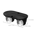 thumbnail image 2 of unbranded 4Ud Adhesivas Autoadhesivas Negras Para Organizar Y Mover Objetos Con Facilidad, 2 of 8
