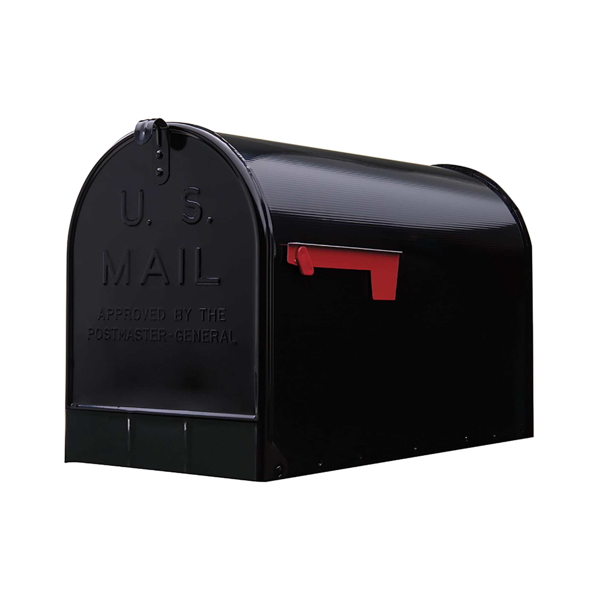 steel post mount mailbox