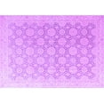 thumbnail image 1 of Ahgly Company Indoor Rectangle Abstract Purple Modern Area Rugs, 4' x 6', 1 of 4