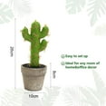 thumbnail image 2 of Artificial cactus plant potted creative indoor small decoration simulation flower, 2 of 5