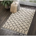 thumbnail image 6 of Nourison Moroccan Shag Bohemian Cream 3'11" x 6'7" Area Rug, (4' x 7'), 6 of 7