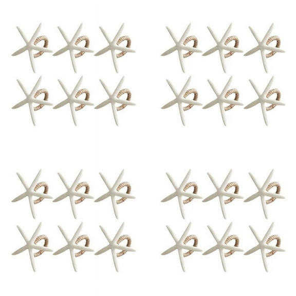 Napkin Rings Set of 24, Sea Star Napkin Ring for Starfish for Tables, Wedding, Birthday, Banquet, Christmas