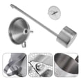 thumbnail image 4 of MasteelfCA 1 Set Kitchen Funnel with Ladle Oil Wine Filter Stainless Steel Funnel Filter, 4 of 7
