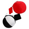 thumbnail image 1 of SOPOTUTU 2pcs Textured Ball Red Polyester Montessori Inspired Baby Ball for Sensory Stimulation during Visual Tracking, 1 of 8