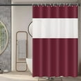 thumbnail image 6 of HuiXinOU Waterproof Bathroom Curtain Splicing EVA Shower Curtain Bathroom Curtain No Punch Thickening With Hooks For Bathroom, Window, Room Partition, Red, 6 of 6