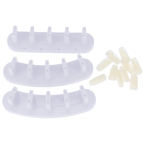 Soimiss Nail Pad Holder Plastic Nail Art Practice Ladies Birthdays 3Pcs