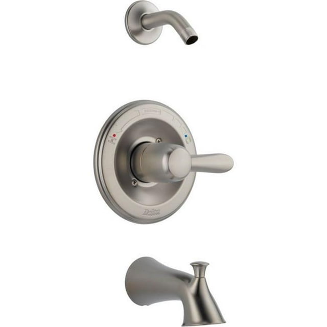 Delta T14438-SSLHD Stainless Steel Monitor 14 Series Tub & Shower Trim - Less Head Valve & showerhead sold separately
