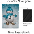 thumbnail image 4 of GZHJMY Garden Flag Double Sided Christmas Skiing Snowman, Fade Resistant Yard Flag Durable Banner Indoor Outdoor Home Decor 12x18 Inch Yard Flags, 4 of 7