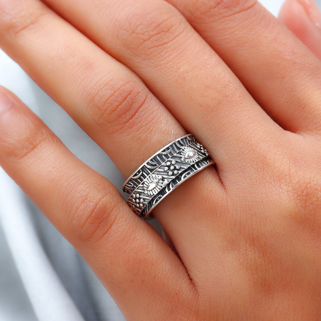 1.9 Carats Moissanite Engagement Ring 925 Silver Ring Men - Temu