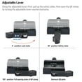 thumbnail image 2 of Andoer-2 Quick Release Clamp,Plate Ball Head 3/8" Screw Compatible Lever Knob-type 1/4" Quick Release 1/4" 3/8" Screw Cl-50ls Aluminum Alloy With Adjustable Lever Knob-type 1/4" 3/8" Ainn, 2 of 6