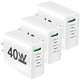 thumbnail image 1 of Cargadores Teléfono HotShot DashWhite 3 Pzas 3 Puertos USB 5V 2.4A Max 40W 100-240V 50-60Hz Blanco, 1 of 1
