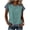 Summer Tops Mint Green, variant on Womens Color Patchwork T-Shirts, Raglan Short Sleeve Shirts for Women Summer Casual Loose Fit Basic Crewneck Tees