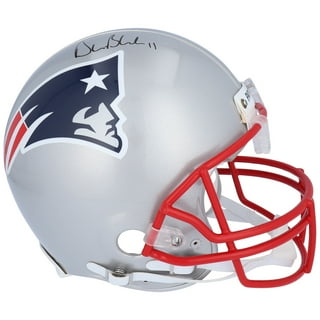 Tom Brady New England Patriots Autographed Riddell 1982-1989 Throwback Logo  VSR4 Authentic Helmet with NFL Pass Rec 10/3/21 Inscription - Limited  Edition of 12