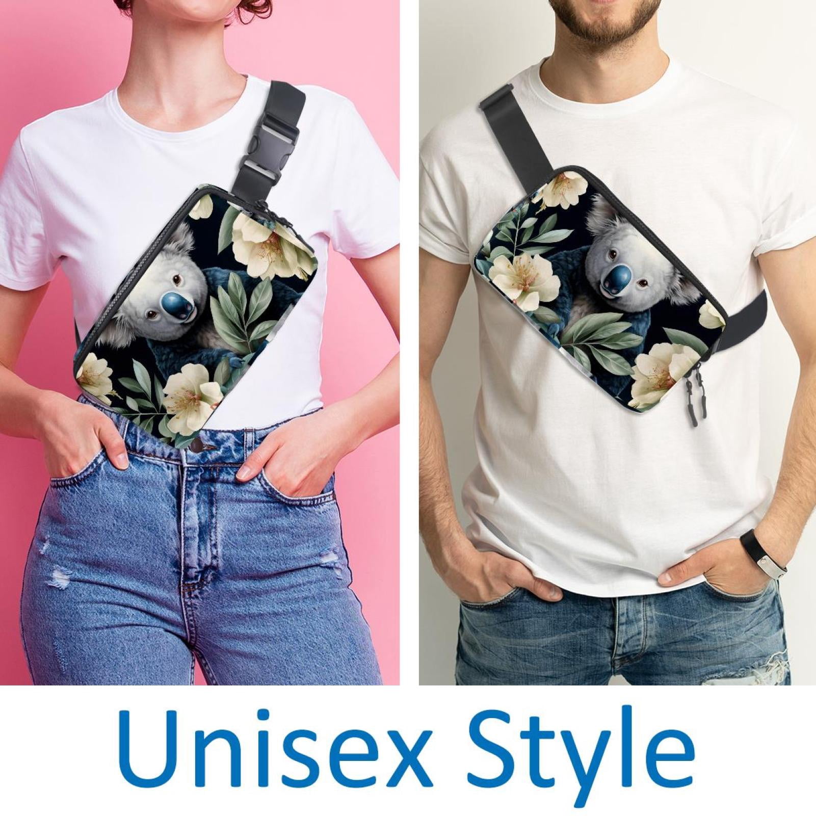 Koala Lightweight, Adjustable Running Belt with Extension Strap, Unisex Waist Bag, Fanny Pack, Cross Body Bag