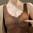 thumbnail image 4 of HomeGardon Sports Bras for Women,Minimizer Bras for Women Full Coverage,Women's Style Lifting Seamless Top Tank Top Women's Gathering Underwear Thin Collection Breast Bra,M-XXL, 4 of 9