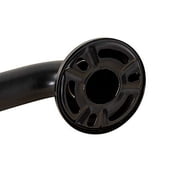 Decorative Shower Grab Bar - 12 Black Bathroom Grab Bars for Seniors - Non-Slip Bathroom and Household Handicap Safety Bar, Bathroom Bars for Elderly, Wall Handle Secure Grip, Home Care Accessories
