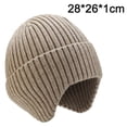 thumbnail image 2 of Gorros de invierno para hombre con orejeras forradas de lana gorros de uso diario, 2 of 5