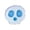 Blue, variant on Halloween Skull Squishy Stress Ball - Ghost Face Pinch Doll, Soft Skull Squeeze Fidget, Decompression Sensory Stress Relief