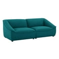 thumbnail image 2 of Modway Comprise Modular Upholstered Outdoor Loveseat - Teal, 2 of 3