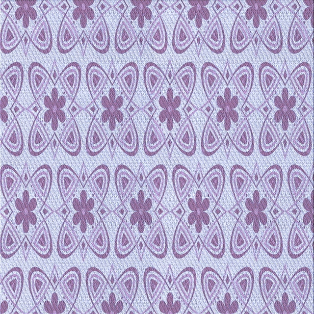 Ahgly Tapis d'Intérieur Lavable en Machine Carré Transitionnel Lilas Violet Riche, 6 Pieds Carré