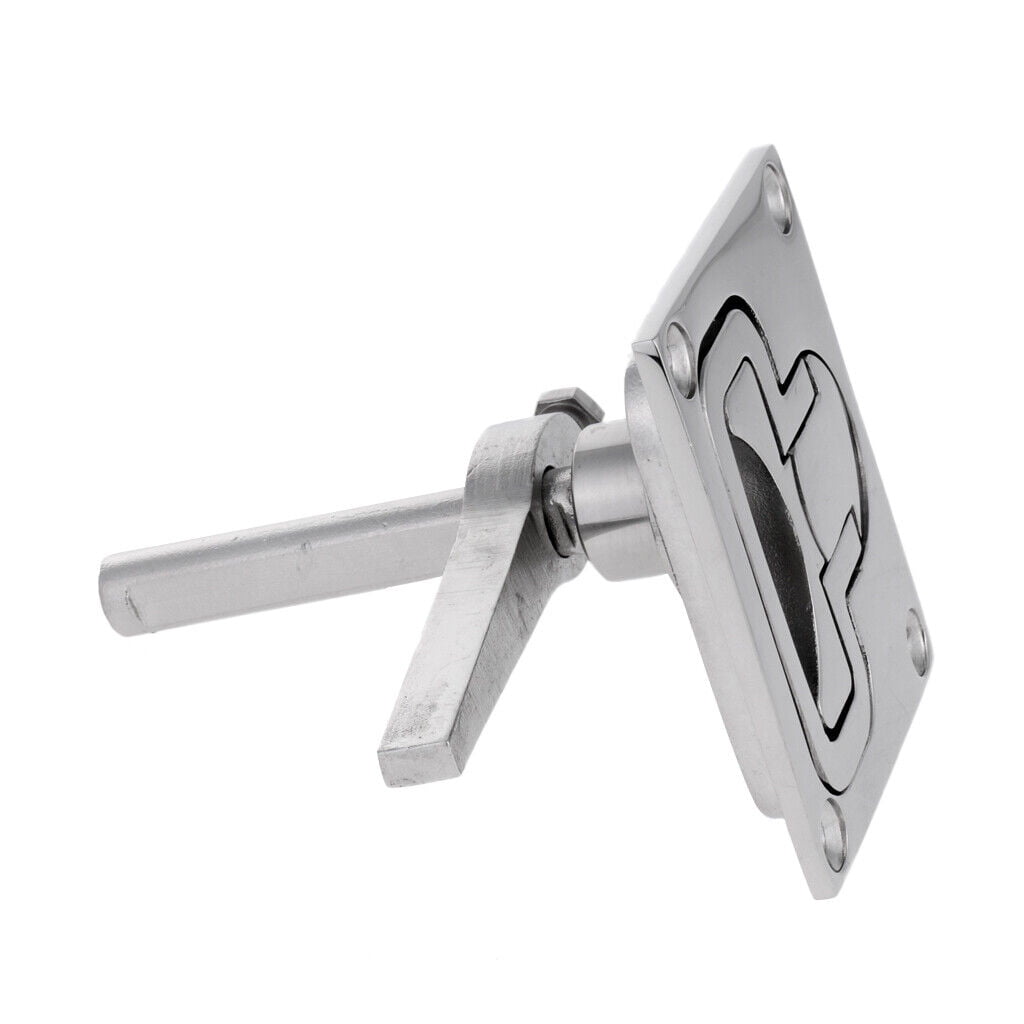 Stainless Steel Marine Boat Hatch Latch Turning Lock Lift Handle Flush