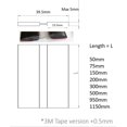 thumbnail image 5 of 4 x 200mm Black Flexible Hinges – No glue required. Low profile, Acrylic Piano Hinges. (8 in) -4 Pack, 5 of 8