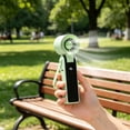 thumbnail image 4 of Handheld Digital Display Portable Fan, USB Rechargeable Turbo Speed Small Fan with 199 Speeds, 36–45 dB, Compact Pocket Fan with Built-in Battery, 1-Pack, 4 of 9