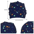 thumbnail image 2 of Naloa Space Galaxy Beanie for Men Women Knitted Unisex Winter Hat Beanies Cap Knit Cuffed Beanies Hats, 2 of 7