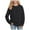 Black, variant on Long Sleeve Tshirt Girls Long Sleeve T Shirts Size Pleated Solid Crewneck Tee for Girls Fall Basic Girls Tops Loose Girls Sweatshirts Black,13-14 Years