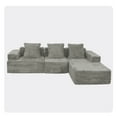 thumbnail image 4 of Newest Convertible Modular Sectional Sofa Set Popular Compression Sofa, 4 of 8
