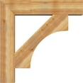 thumbnail image 3 of Ekena Millwork 6"W x 34"D x 34"H Westlake Block Rough Sawn Bracket, Western Red Cedar, 3 of 25