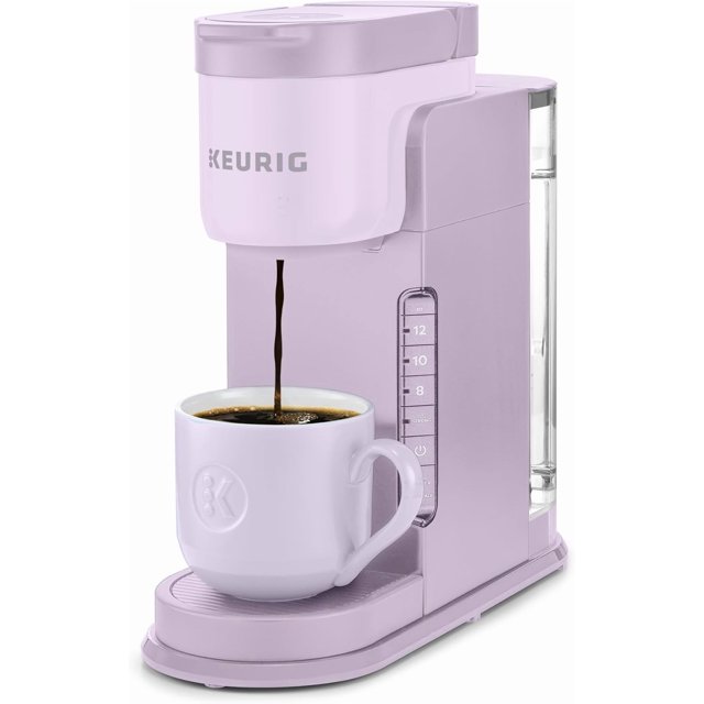 Keurig K-Express Single Serve K-Cup Pod Coffee Maker, 3 Brew Sizes, Strong Button Feature, 42oz Removable Reservoir, Lavender