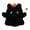 Halloween Decoration-C, variant on Halloween Ghost Cat Plush, Cute Ghost‑Shaped Cat Stuffed Doll with Magic Wand, Soft Plushies with Pumpkin & Witch Hat, for Halloween Home Decor, Party Favors & Holiday Gift, A