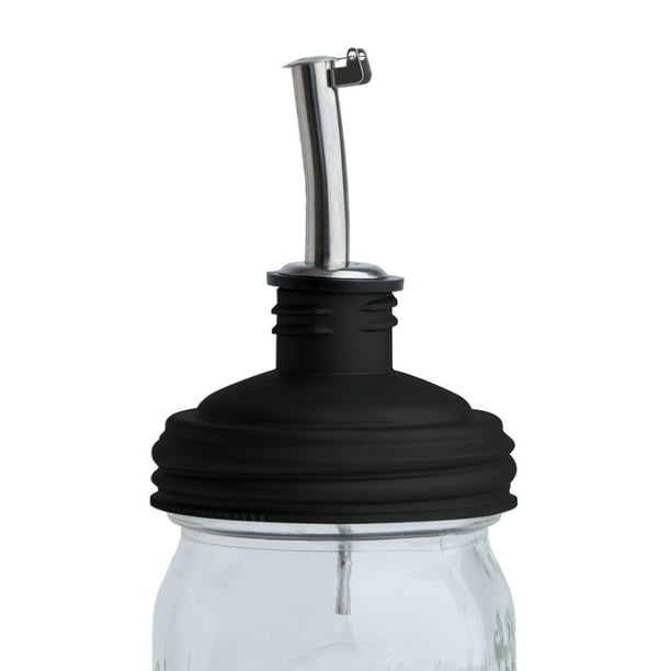 reCAP Mason Jars Lid Pour Tap Cooking Oil Dispenser, Regular Mouth