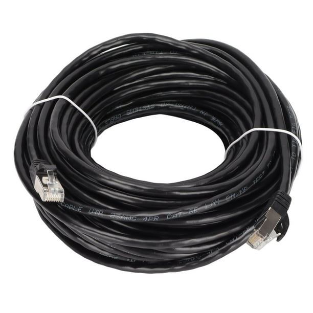 Cable Ethernet Cat6, Cable De Internet Blindado De Alta Velocidad 10Gbps Con Conector RJ45, Protección EMI, Baja Pérdida De Retorno Para PC, Enrutador, Switch, Caja