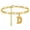 D, variant on Jewelry Initials Anklets for Women Personalized Gold Chain Letter Ankle Bracelets Summer Jewelry 20-27cm Adjustable Length A-Z Gold Plated