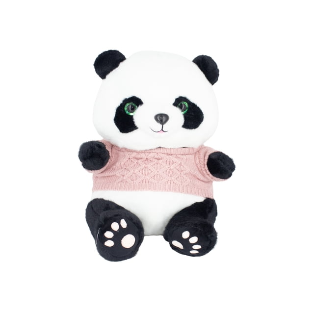 Oso Panda Oso De Peluche Con Suéter Suave Regalo Muñeco