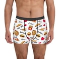 thumbnail image 4 of Wukai Fast Food Print Men’s Underwear Breathable Boxer Briefs,&nbsp;Moisture Wicking & Breathable-Large, 4 of 7
